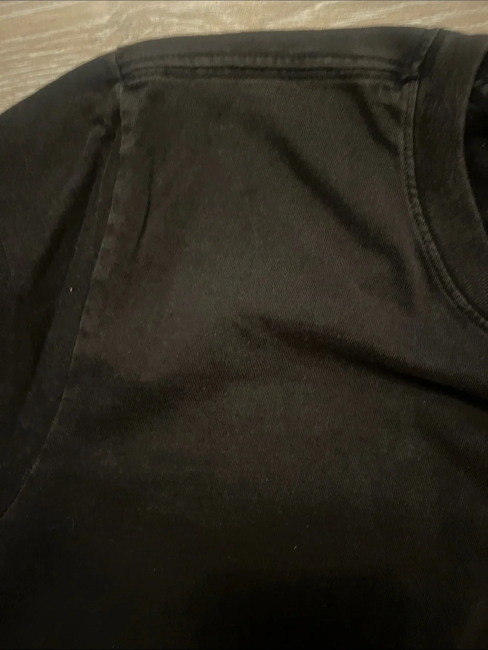 Men’s Jordan Black Tee with Red Jumpman Patch